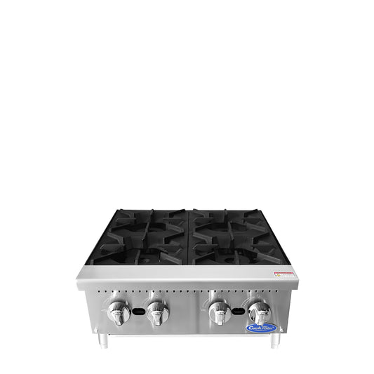 ACHP-4 — 24″ Four (4) Burner Hot Plate Standard Features: