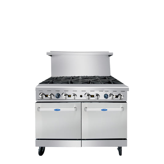 AGR-8B — 48″ Gas Range with Eight (8) Open Burners
